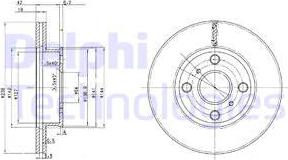 Delphi BG2424 - Discofreno www.autoricambit.com