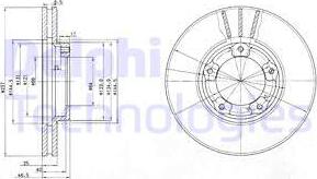 Delphi BG2423 - Discofreno www.autoricambit.com