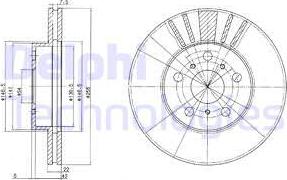 Delphi BG2596 - Discofreno www.autoricambit.com