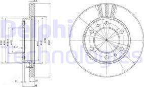 Delphi BG2591 - Discofreno www.autoricambit.com