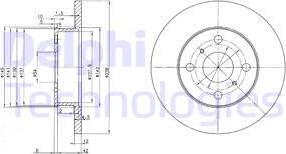 Delphi BG2597 - Discofreno www.autoricambit.com