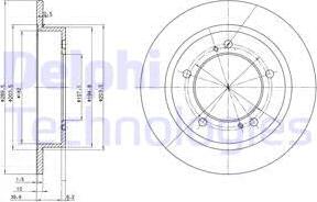 Delphi BG2584 - Discofreno www.autoricambit.com