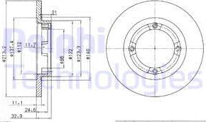 Delphi BG2580 - Discofreno www.autoricambit.com