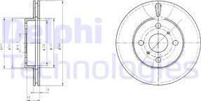 Delphi BG2588 - Discofreno www.autoricambit.com