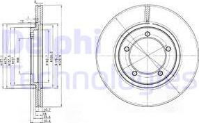 Delphi BG2534 - Discofreno www.autoricambit.com