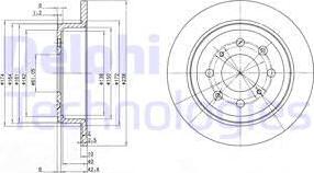 Delphi BG2538 - Discofreno www.autoricambit.com