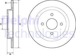 Delphi BG2537 - Discofreno www.autoricambit.com