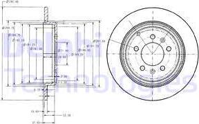 Delphi BG2573 - Discofreno www.autoricambit.com