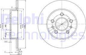 Delphi BG2696 - Discofreno www.autoricambit.com