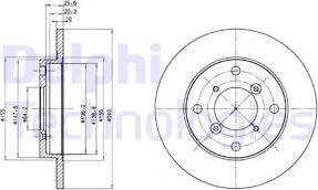 Delphi BG2646 - Discofreno www.autoricambit.com