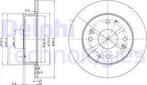 Delphi BG2666 - Discofreno www.autoricambit.com