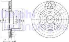 Delphi BG2617 - Discofreno www.autoricambit.com