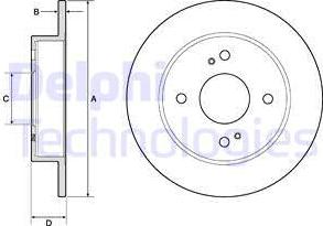 Delphi BG2634 - Discofreno www.autoricambit.com