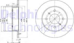 Delphi BG2633 - Discofreno www.autoricambit.com