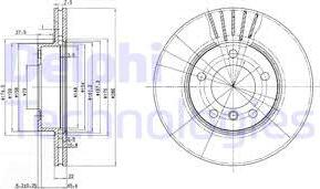 Delphi BG2623 - Discofreno www.autoricambit.com