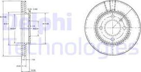 Delphi BG2109 - Discofreno www.autoricambit.com