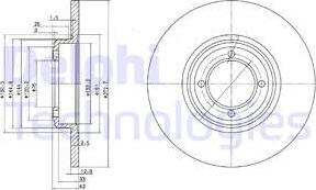 Delphi BG2114 - Discofreno www.autoricambit.com