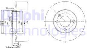 Delphi BG2116 - Discofreno www.autoricambit.com