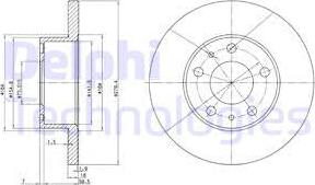 Delphi BG2845 - Discofreno www.autoricambit.com