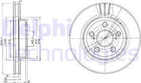 Delphi BG2880 - Discofreno www.autoricambit.com