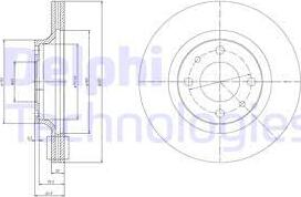 Delphi BG2825 - Discofreno www.autoricambit.com