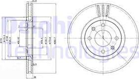 Delphi BG2872C - Discofreno www.autoricambit.com