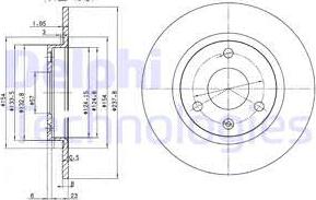 Delphi BG2355 - Discofreno www.autoricambit.com