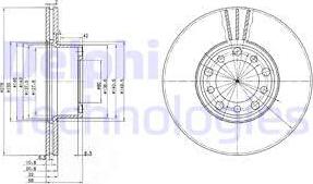 Delphi BG2306 - Discofreno www.autoricambit.com