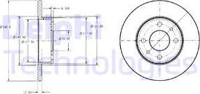 Delphi BG2313 - Discofreno www.autoricambit.com