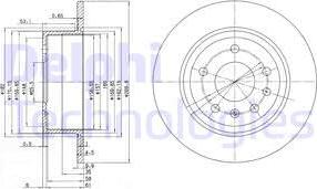 Delphi BG2381 - Discofreno www.autoricambit.com