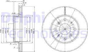 Delphi BG2336 - Discofreno www.autoricambit.com