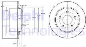 Delphi BG2332 - Discofreno www.autoricambit.com