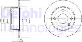 Delphi BG2376 - Discofreno www.autoricambit.com