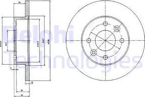 Delphi BG2268 - Discofreno www.autoricambit.com