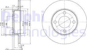 Delphi BG2215 - Discofreno www.autoricambit.com