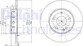 Delphi BG2769 - Discofreno www.autoricambit.com