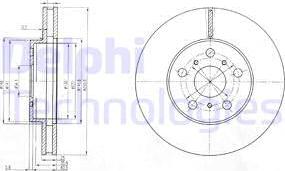 Delphi BG2711 - Discofreno www.autoricambit.com