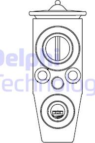 Delphi CB1008V - Valvola ad espansione, Climatizzatore www.autoricambit.com