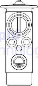 Delphi CB1024V - Valvola ad espansione, Climatizzatore www.autoricambit.com