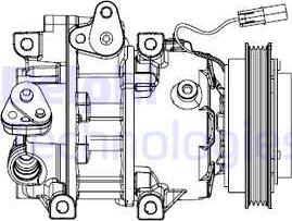 Delphi CS20493 - Compressore, Climatizzatore www.autoricambit.com