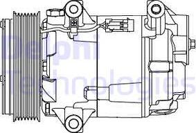 Delphi CS20430 - Compressore, Climatizzatore www.autoricambit.com