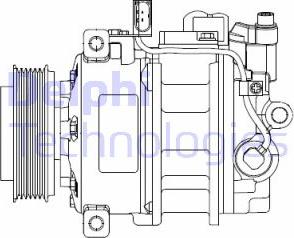 Delphi CS20522 - Compressore, Climatizzatore www.autoricambit.com