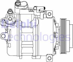 Delphi CS20527 - Compressore, Climatizzatore www.autoricambit.com