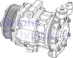 Delphi CS20351 - Compressore, Climatizzatore www.autoricambit.com