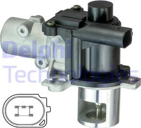 Delphi EG10425-12B1 - Valvola ricircolo gas scarico-EGR www.autoricambit.com