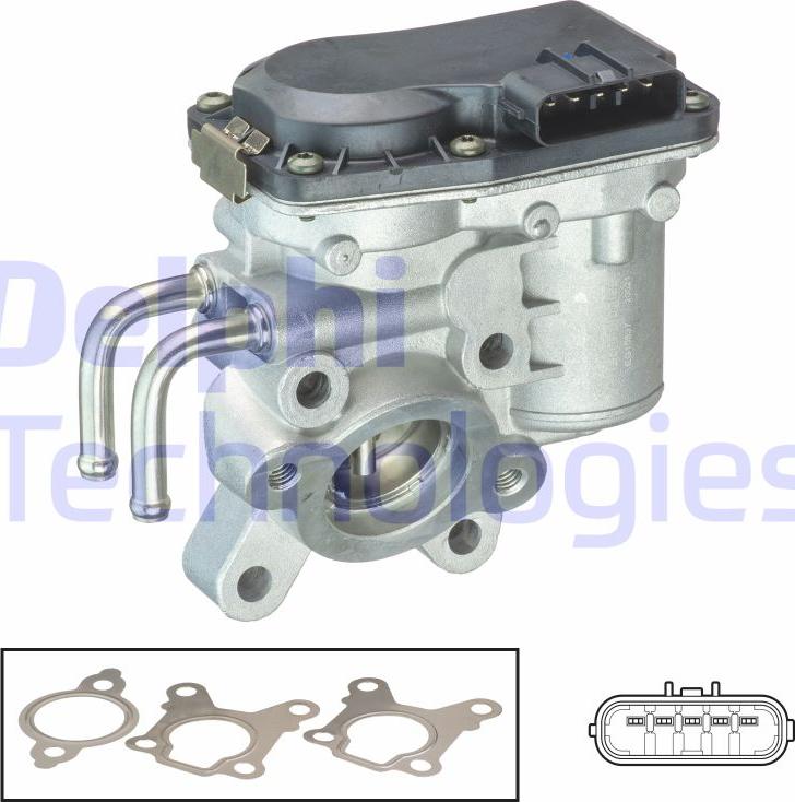 Delphi EG10537-12B1 - Valvola ricircolo gas scarico-EGR www.autoricambit.com