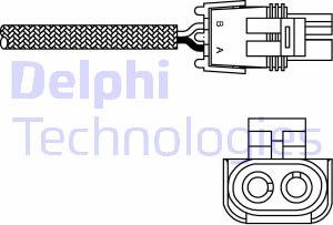 Delphi ES10989-12B1 - Sonda lambda www.autoricambit.com