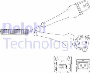 Delphi ES11041-12B1 - Sonda lambda www.autoricambit.com