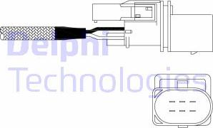 Delphi ES11026-12B1 - Sonda lambda www.autoricambit.com