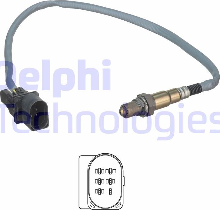 Delphi ES20549-12B1 - Sonda lambda www.autoricambit.com